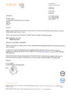 ROBOR, Sud Africa Approvazione