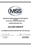 Certificazione di adesione a MSS del Gruppo Allied